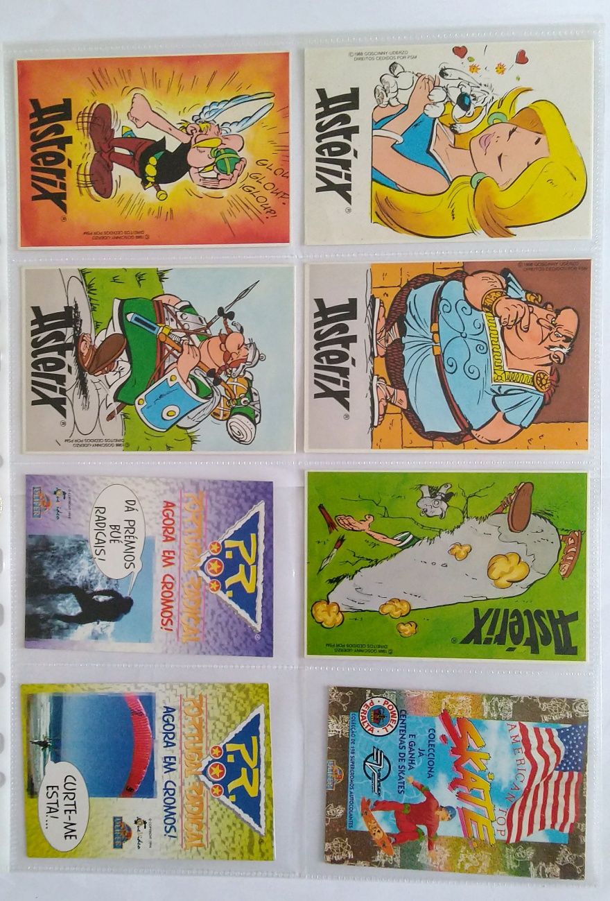 Capitão Power, Snoopy, Brave Star, Moringa, Biskits, Asterix, P.Radica