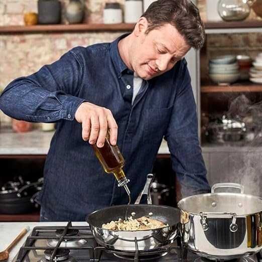 Tefal Jamie Oliver Cook'S Direct On Zestaw Patelni 24-28cm RYSY NA 24C