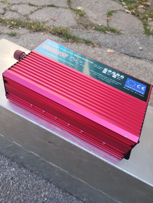 Перетворювач інвертер AC/DC 5000 Вт 12 В