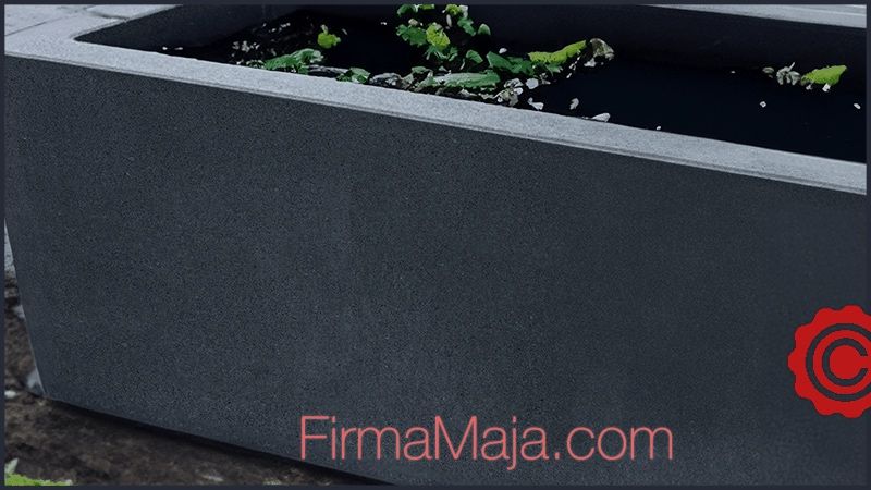 Donice betonowe duże 100 cm taras, ogród, murek dostawa cała Polska