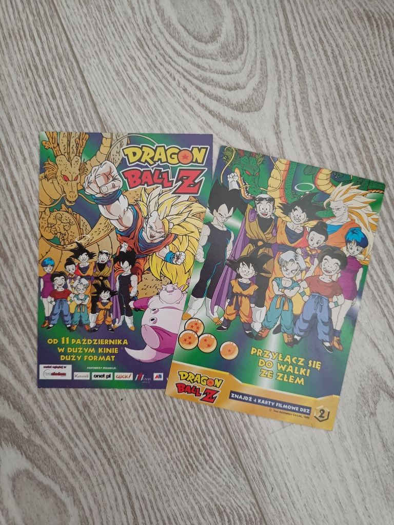 Manga mangi informatory Dragon Ball dodatki unikat zestaw