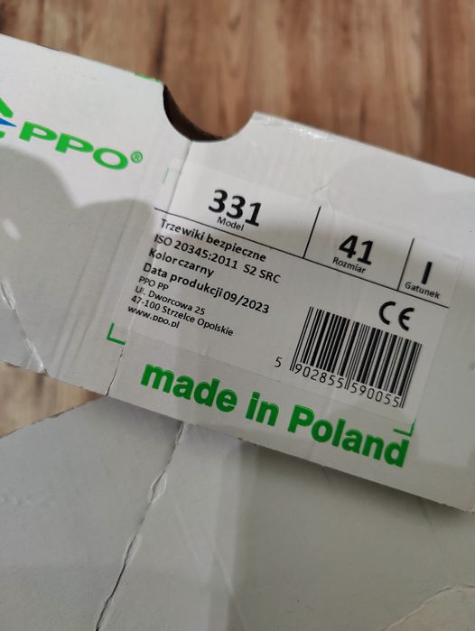 Nowe buty robocze PPO 331 rozmiar 41