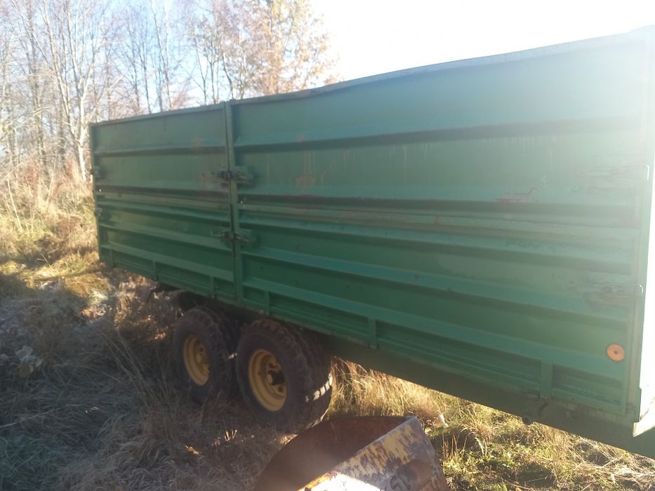 Przyczepa Rolnicza Tandem 10ton wymiary 2.20x4.50×1.20 hamulce-3strony