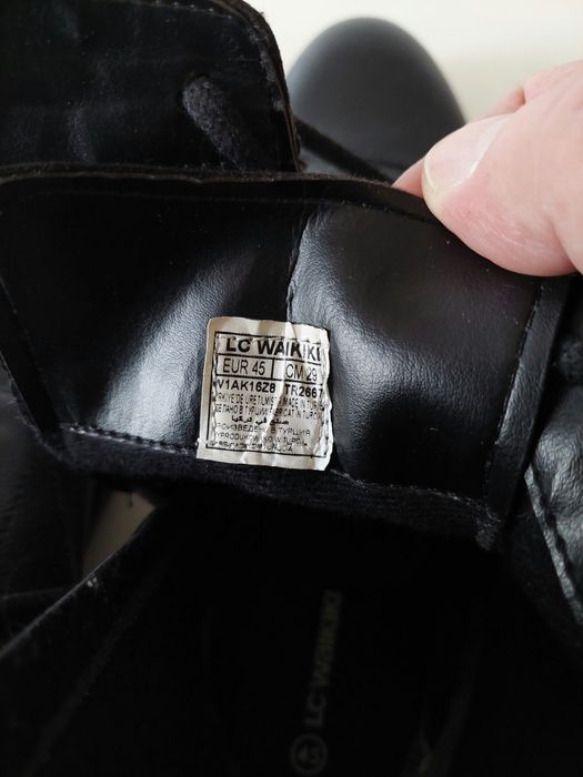 (29,5см) Кожаные ботинки, сапоги.