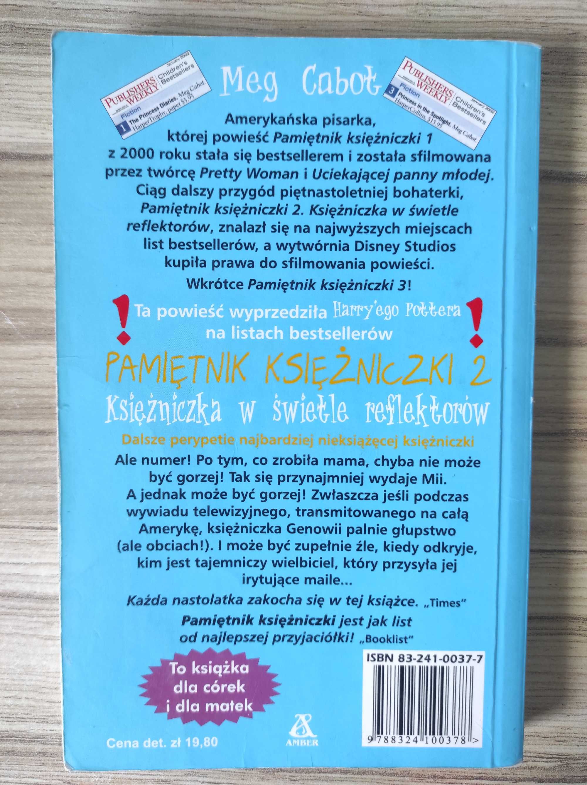 Pamiętnik księżniczki 2 Księżniczka w świetle reflektorów - Meg Cabot