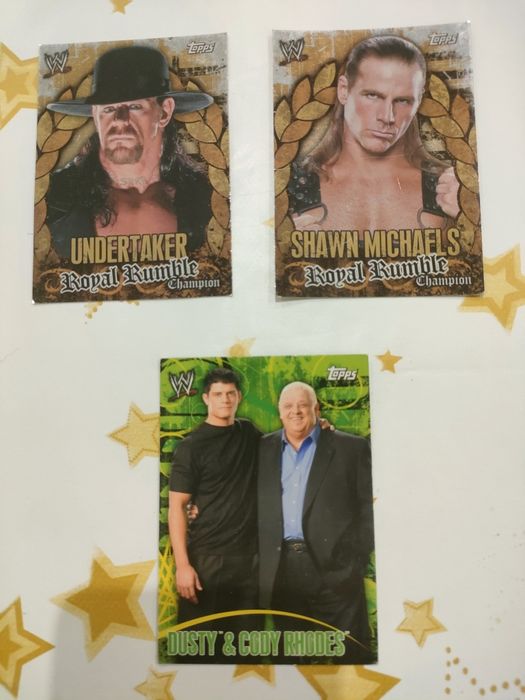 Colecção de cartas Wrestling Wwe Topps 2007