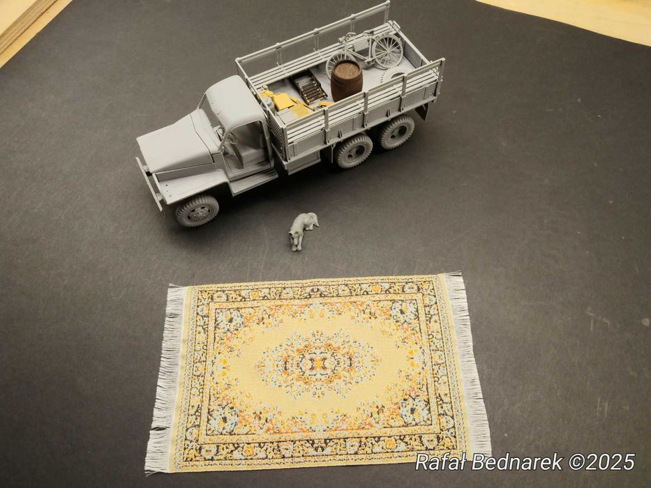 Dywan w skali 1/35. ozdoba do dioram