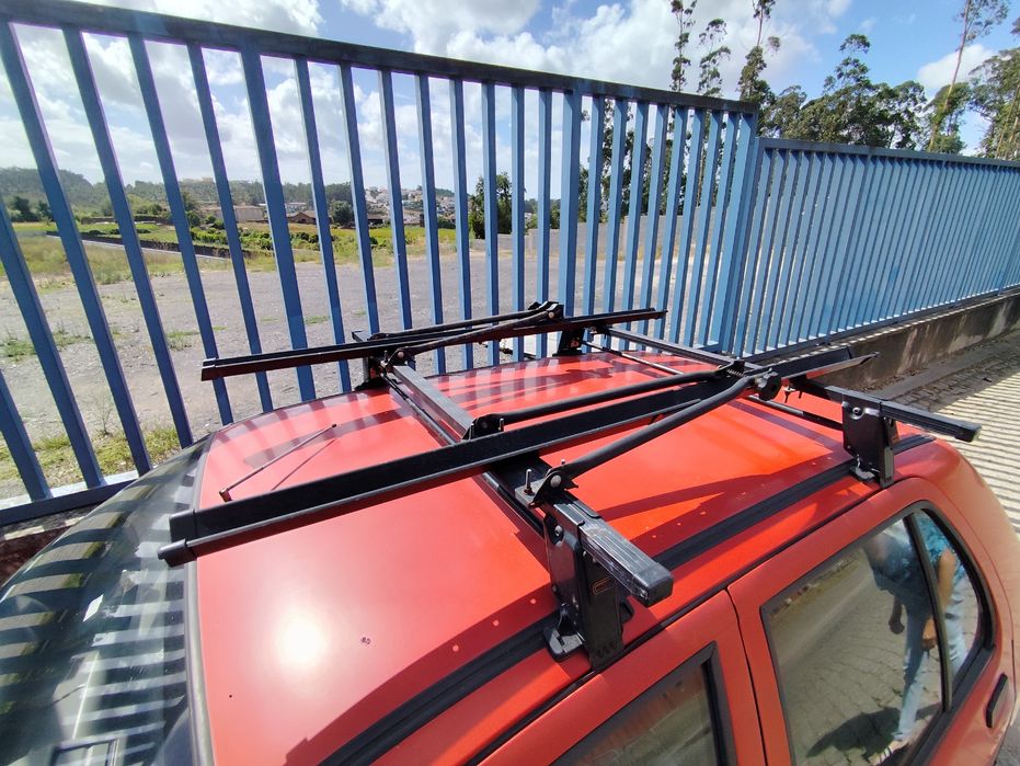 Barras tejadilho + suporte bicicletas