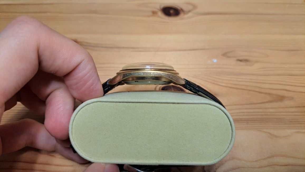 Pozłacany Poljot Budzik 18 Jewels