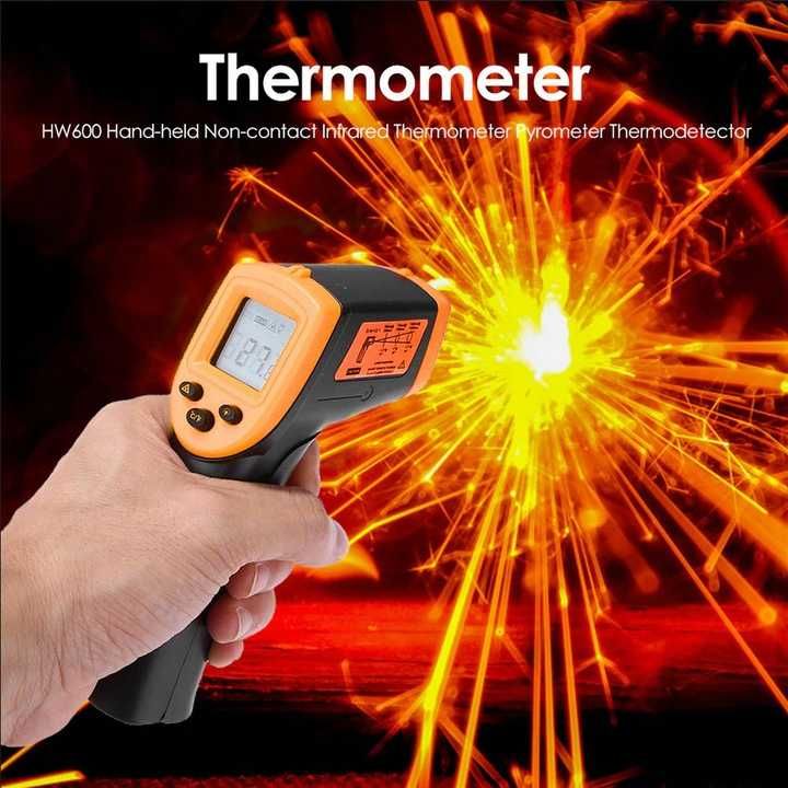 TERMOMETR BEZDOTYKOWY pirometr laserowy -50 +600