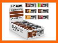 БЕЗ ЦУКРУ • Протеїнові батончики LIPOBAR • БОКС 50г*20 шт