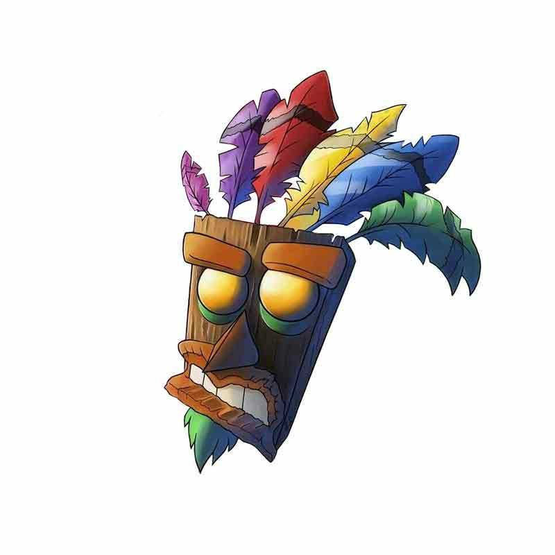 Autocolantes Crash Bandicoot 13x13cm! Stickers / Decals Alta Qualidade