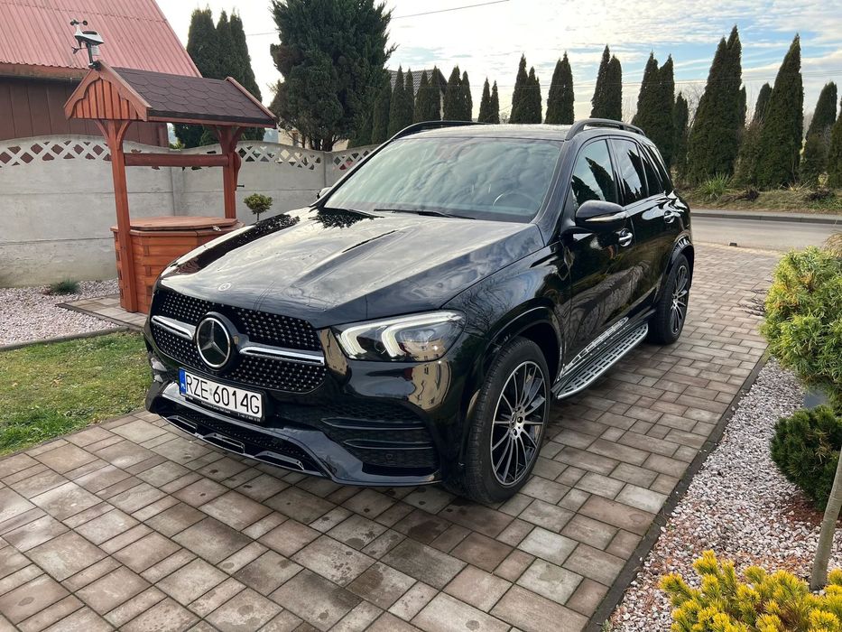 Mercedes-Benz GLE AMG Line, BEZWYPADKOWY, Salon Polska, Serwisowany, FV 23%