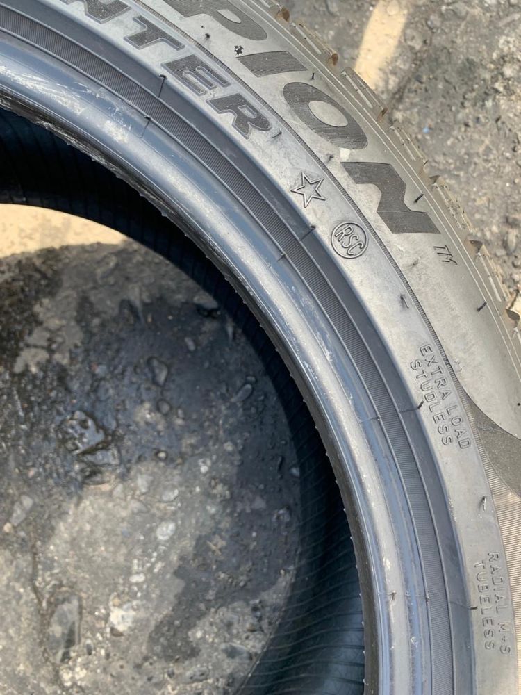 Шини різноширокі 275/40 R21+315/35 R21 Pirelli зима 2021р,7 мм