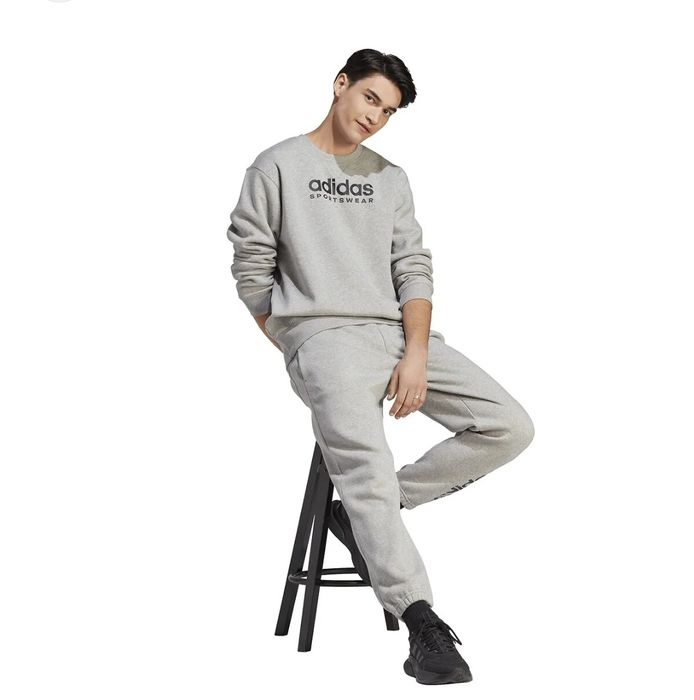 Чоловічий теплий  світшот Adidas великого розміру