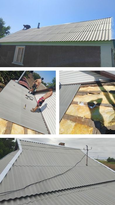 Виконуємо Покрівельні роботи недорого , Шифер , Профнастил, також ремо