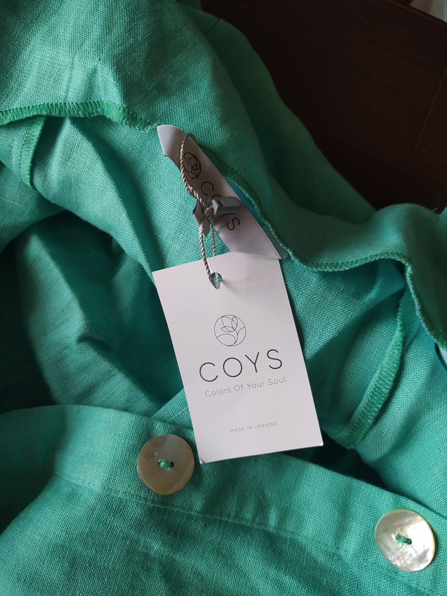 Фірмовий сарафан сукня з італійського льону бренд Coys