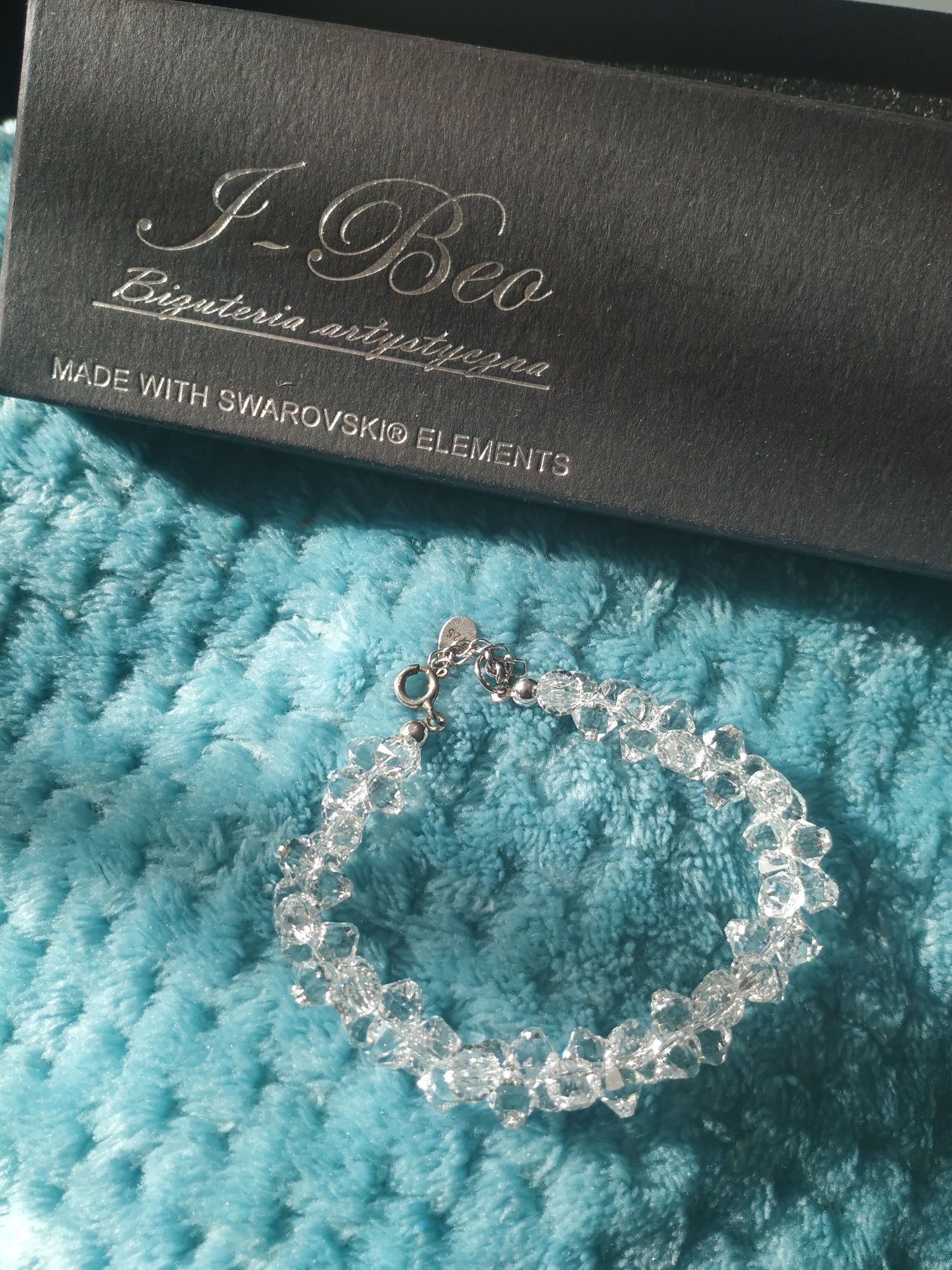 Biżuteria Swarovski, kolczyki + bransoletka