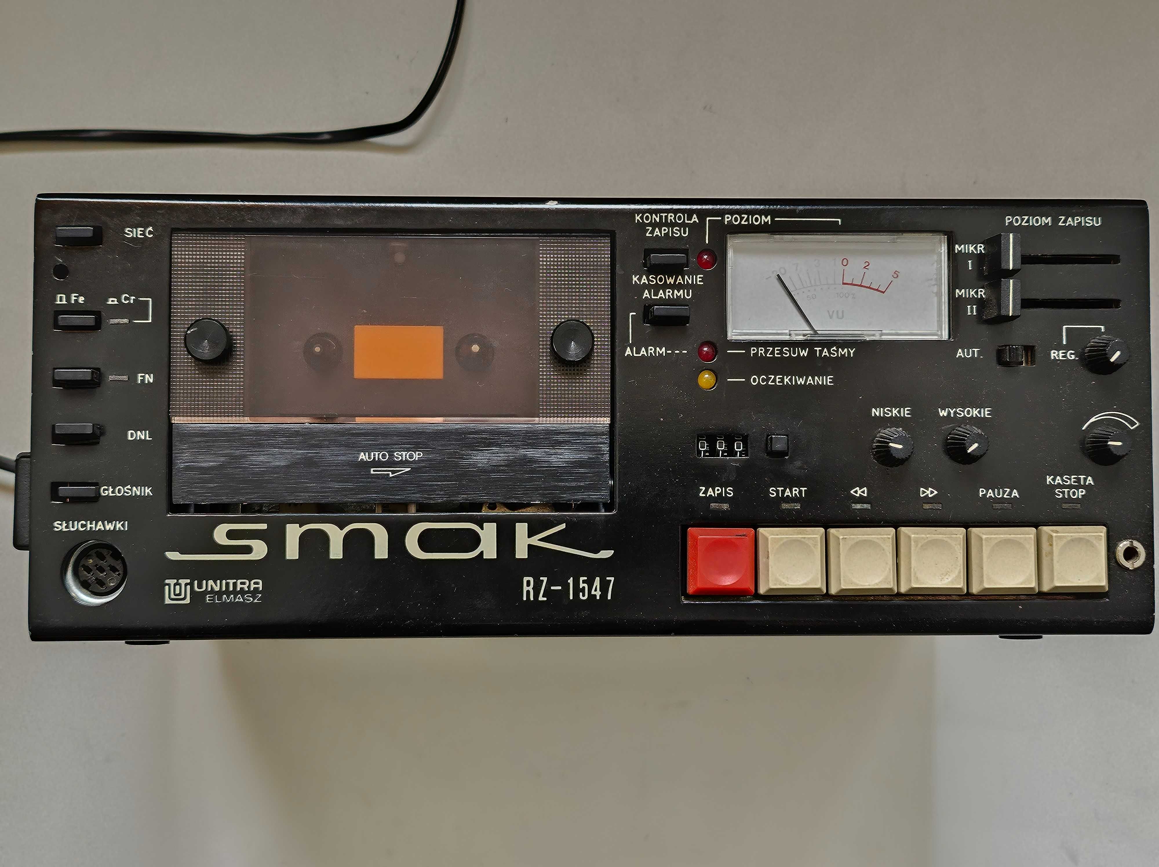 UNIKAT - Magnetofon Unitra ELMASZ - SMAK RZ-1547 wraz z maskownicą