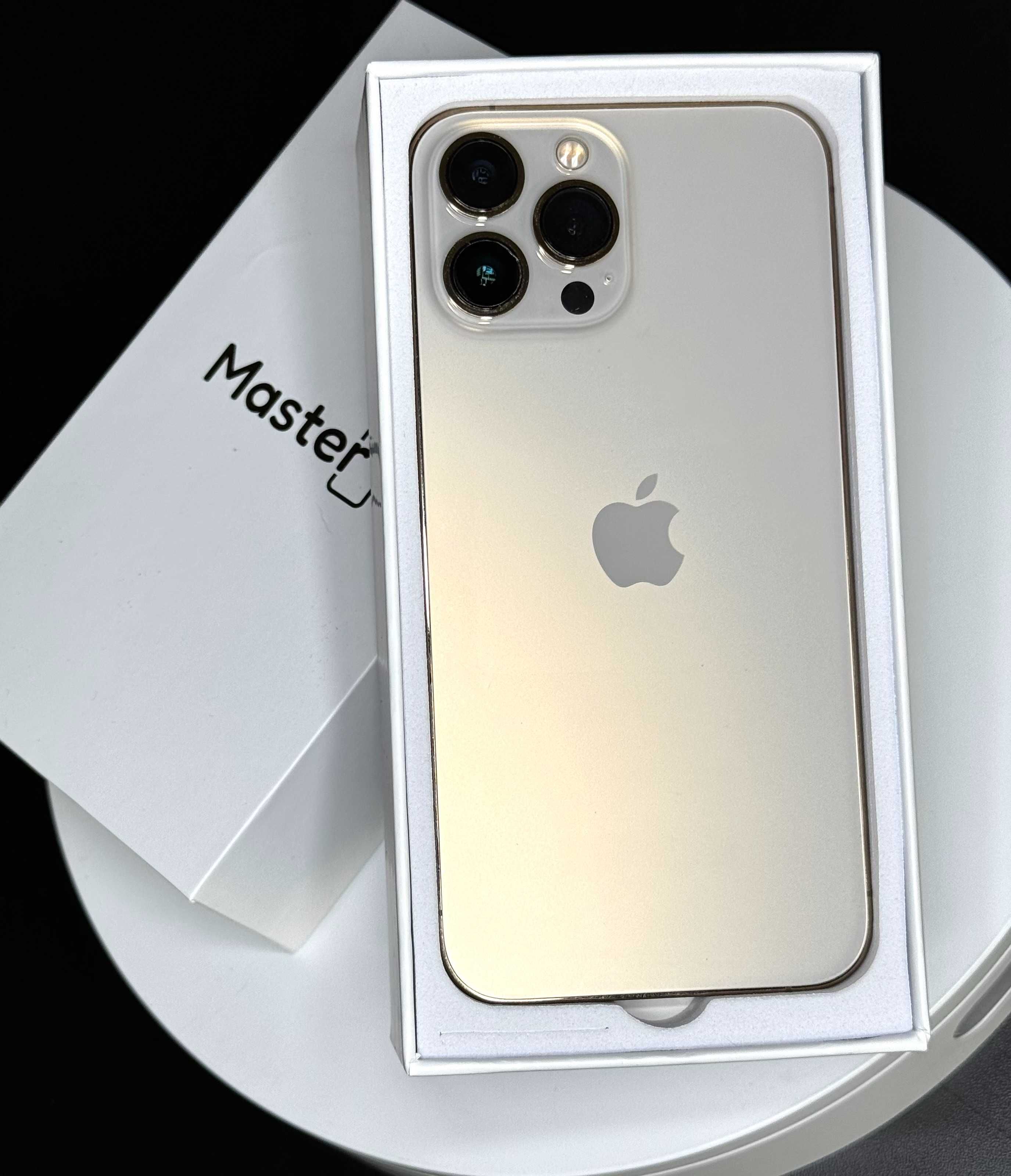 Apple iPhone 13 Pro Max 128GB Gold jak nowy 100% bat 6msc gwarancji