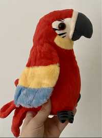 Papuga gadajaca ara powtarza słowa zabawka edukacyjna montessori