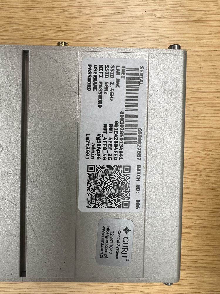 Router + antena kierunkowa WiFi