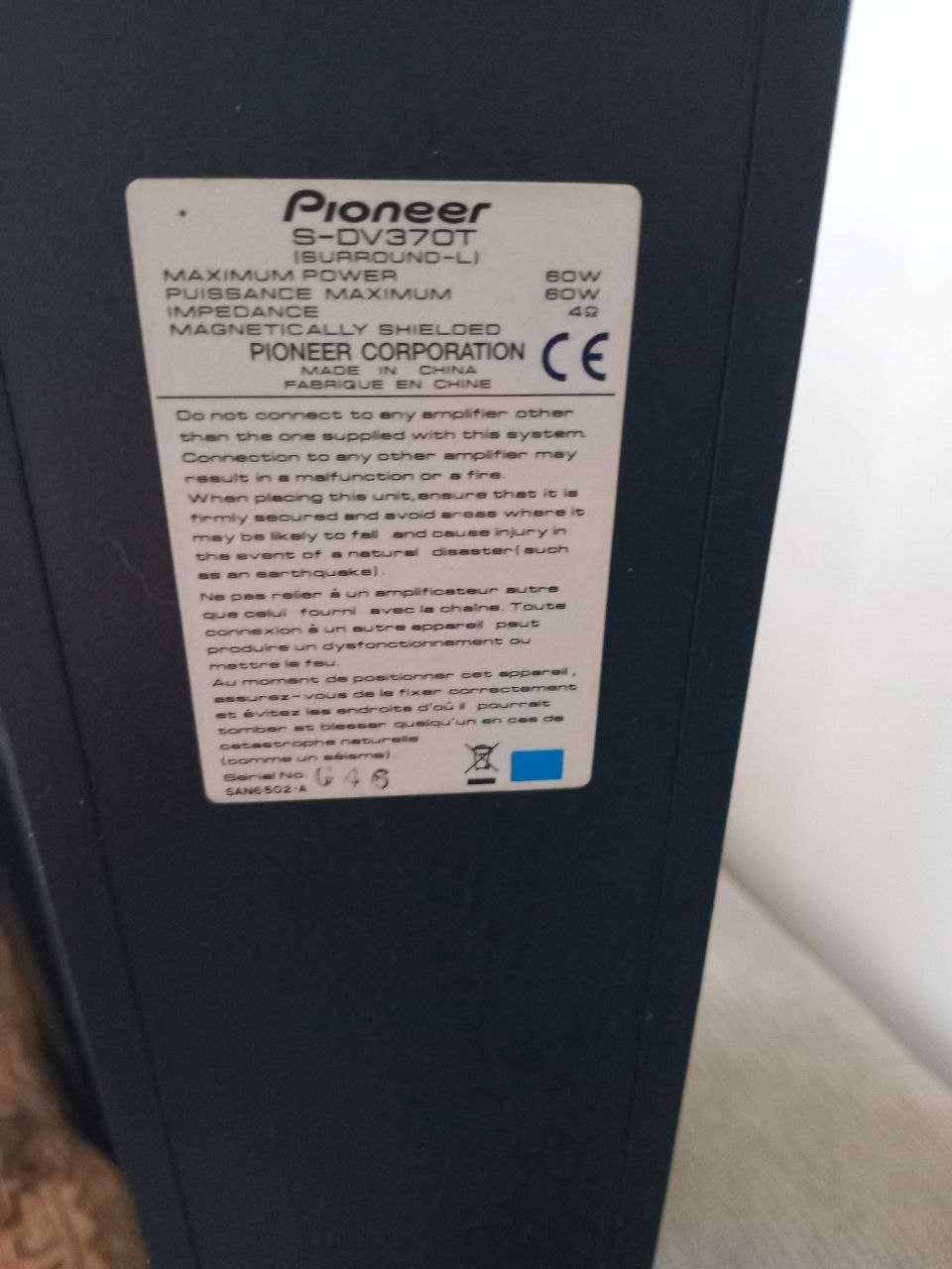 Pioneer s-dv370t . Аккустическая система 5.1