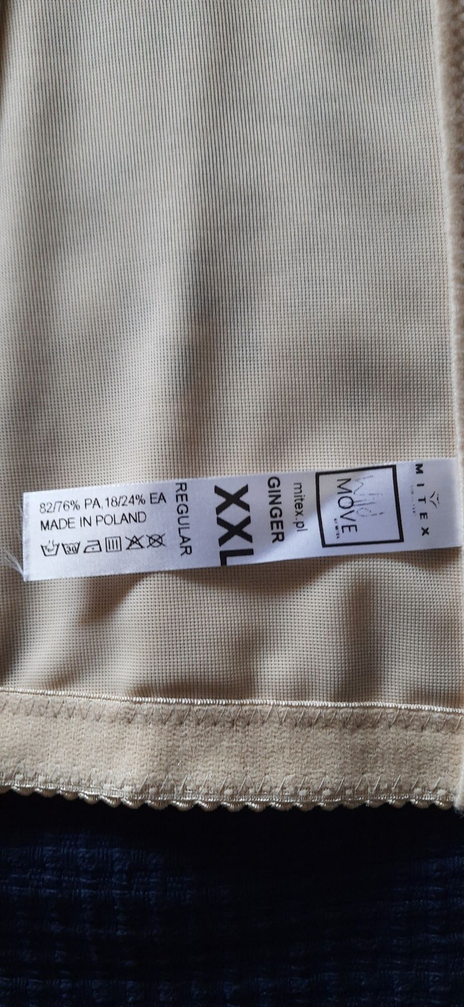 Pas, gorset. Mitex, mocno ściągający. Do 165 cm wzrostu.