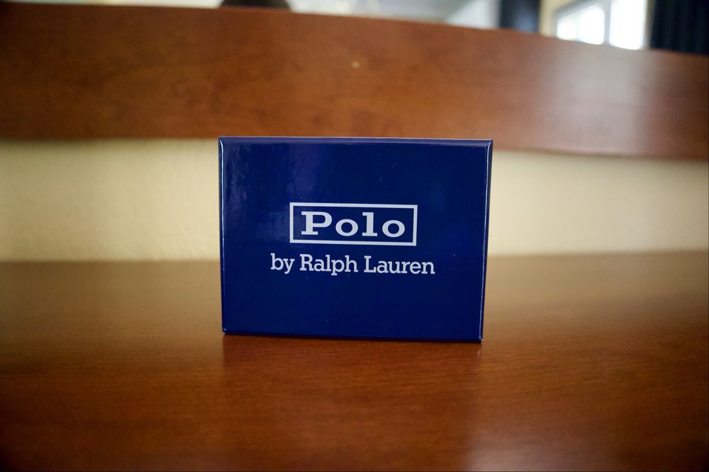 Polo Ralph Lauren Carteira em Couro Castanho