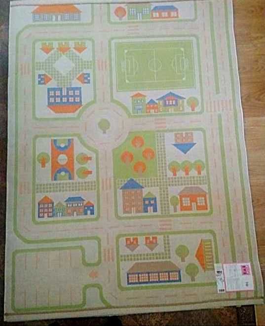 Dywan Dziecko 3D tureckiej firmy Carpets Miasto Zabaw 134x180cm