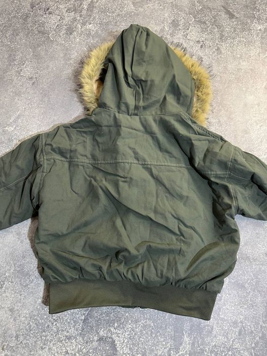Бомбер с мехом хутром аляска куртка курточка пуховик alpha industries