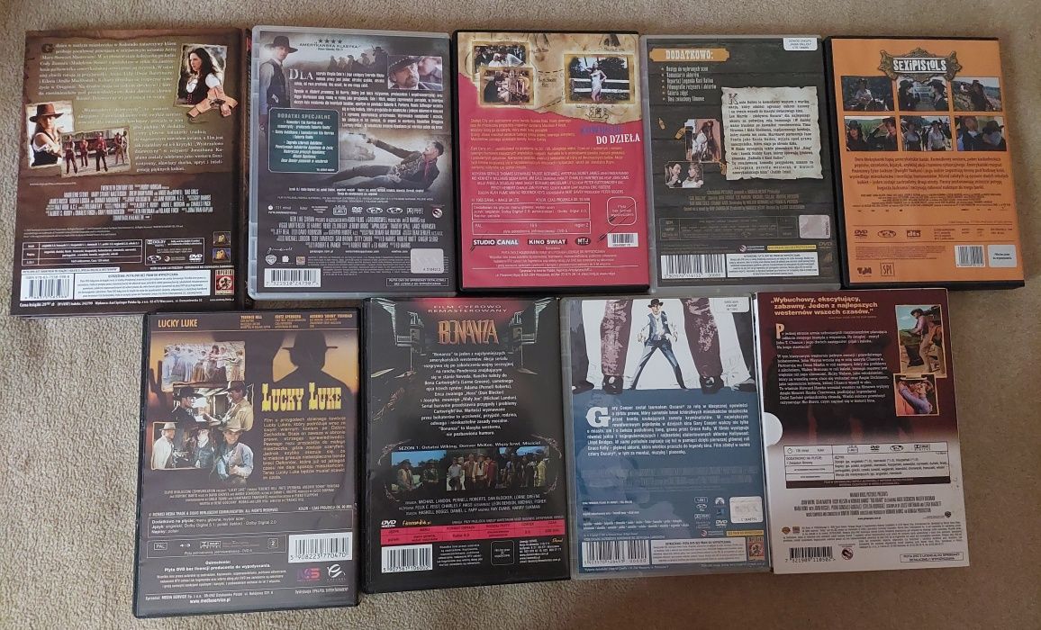 Komplet westernów DVD