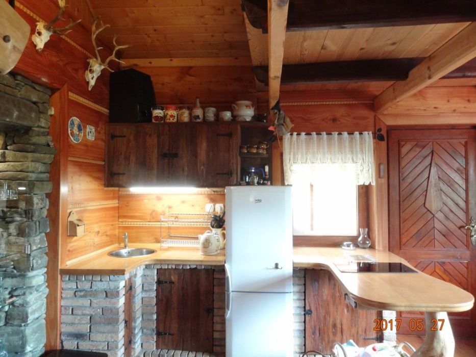 Domek Krynica Zdrój. Nocleg w górach. Kominek, balia.