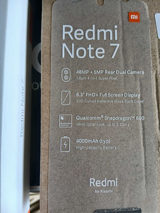Redmi Note 7  4/64Gb 100% Funcional