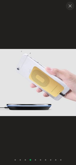 Безпроводная зарядка с разъемом micro usb и iphone