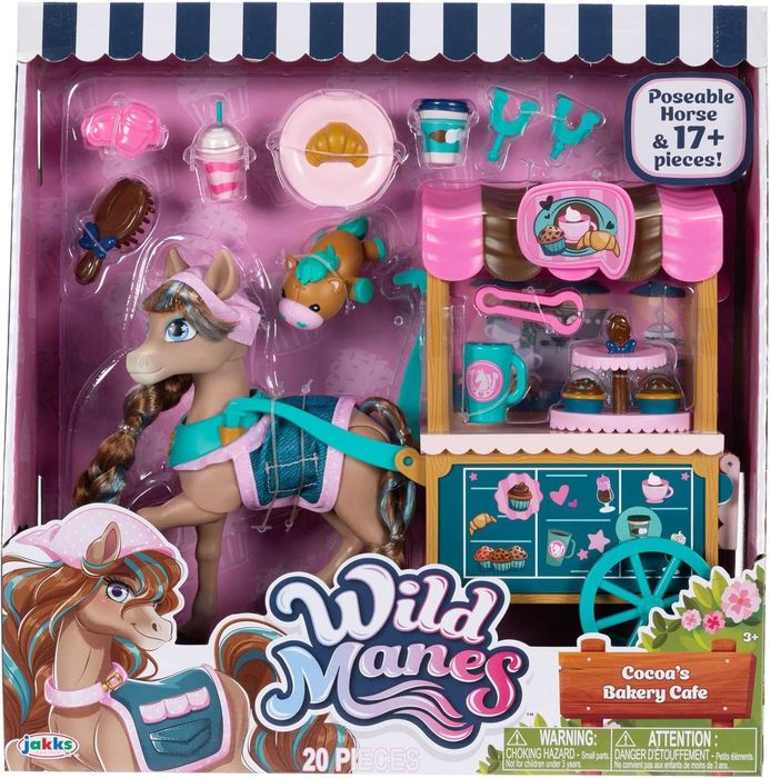 Дикі гриви Кафе пекарня Wild Manes Horse Toys Cocoa’s Bakery Café