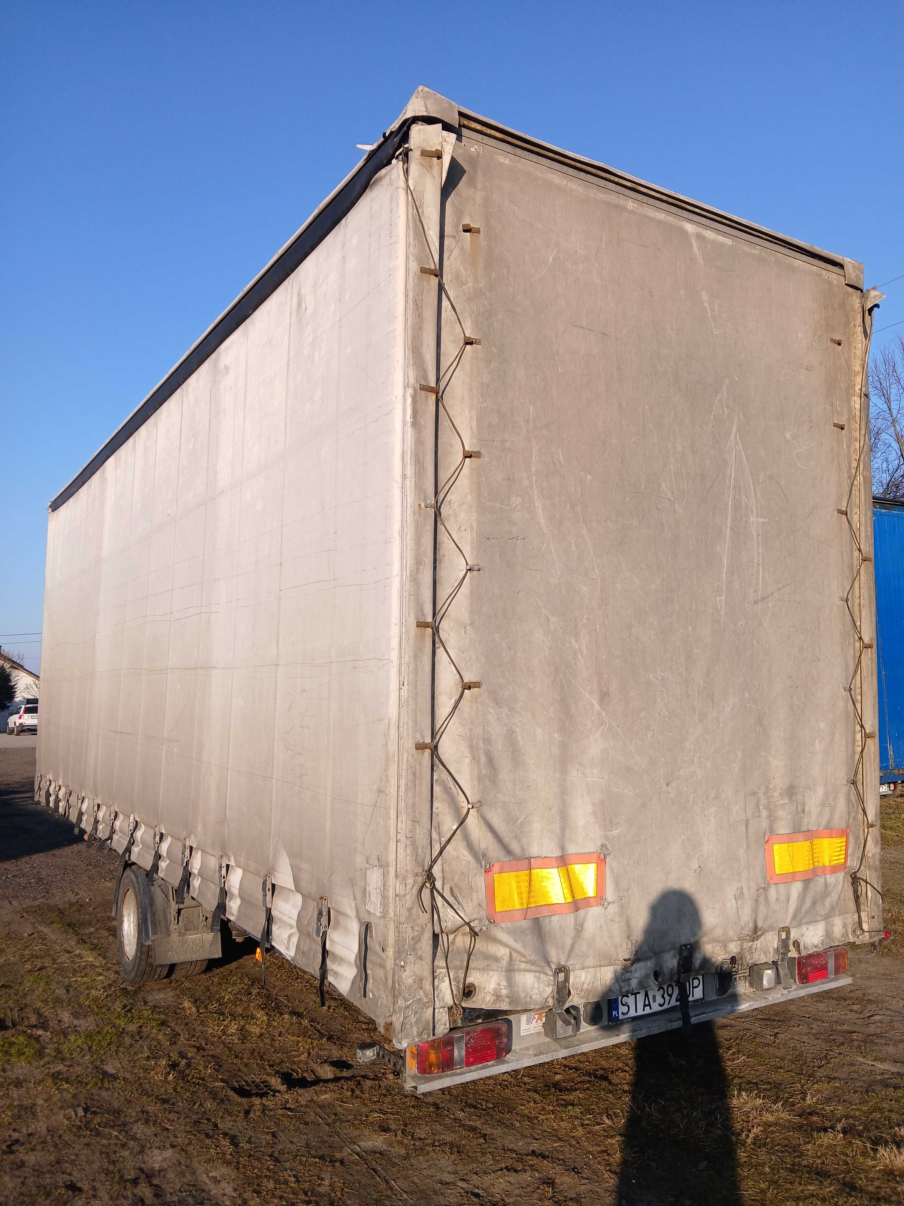 Przyczepa Ackermann Jumbo Tandem 8,3m , Firana
