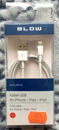 Kabel USB iPhone,  iPad, iPod