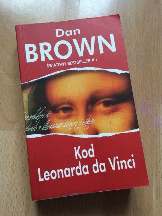 Książka Dan Brown Kod Leonarda da Vinci bestseller