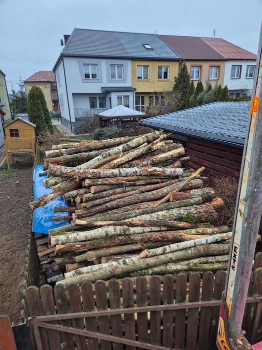 drewno opałowe wałki 2,5 m