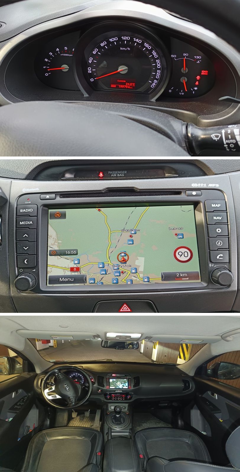 Sportage XL III Kamera Navi HAK Bezwypadkowy Antithief FULL opcja KIA