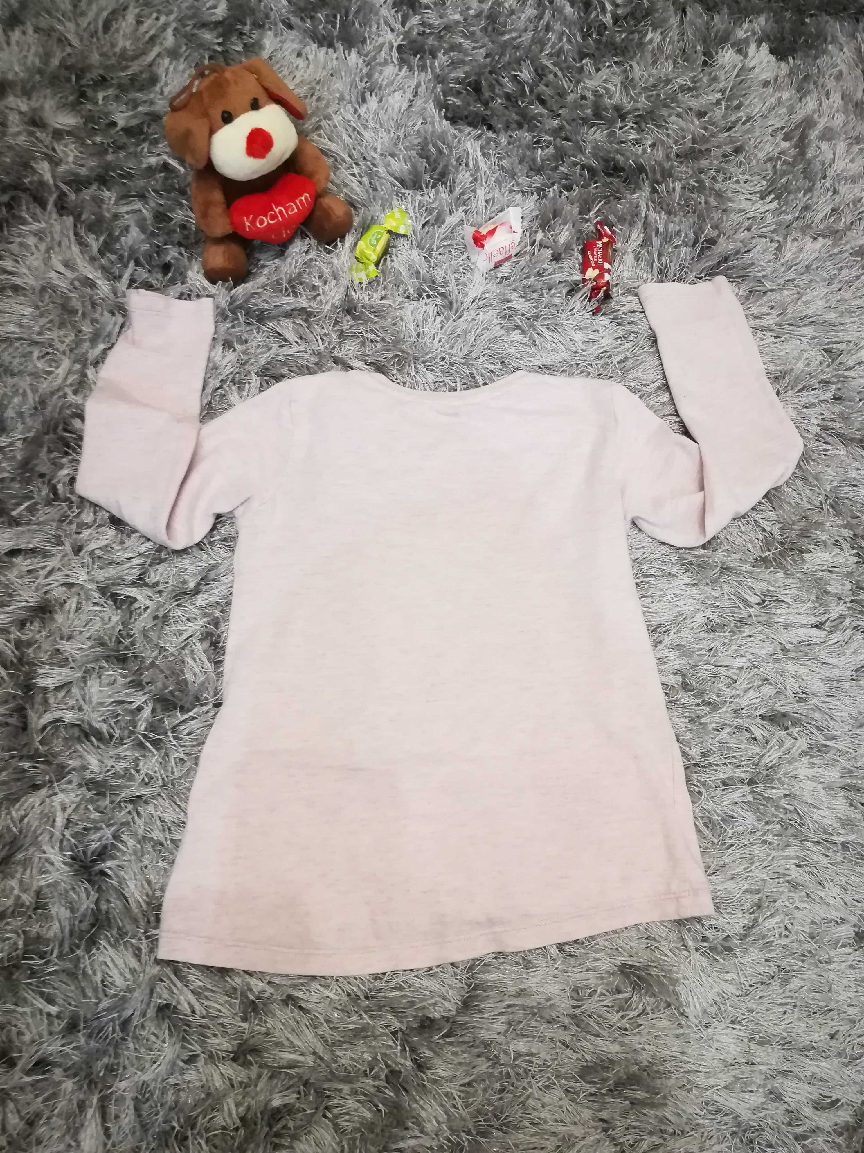 Bluza, bluzka, tshirt dziewczęca 5.10.15, rozmiar 116, różowa