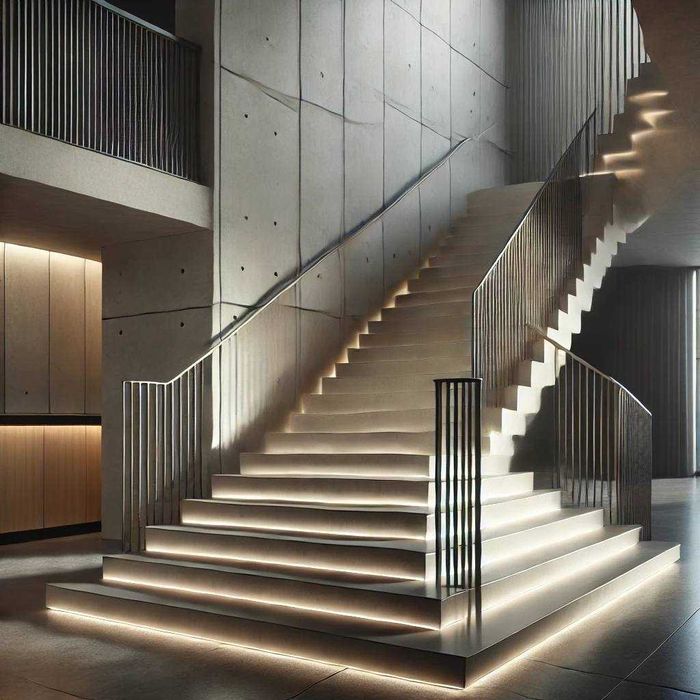 Сходи з бетону. Виготовлення та монтаж бетонних сходів