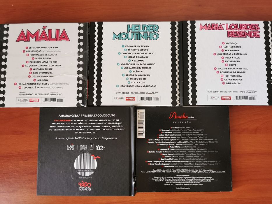 Fado Alma Lusitana(CD's)Amália Rodrigues/Hélder Moutinho/Maria Lourdes