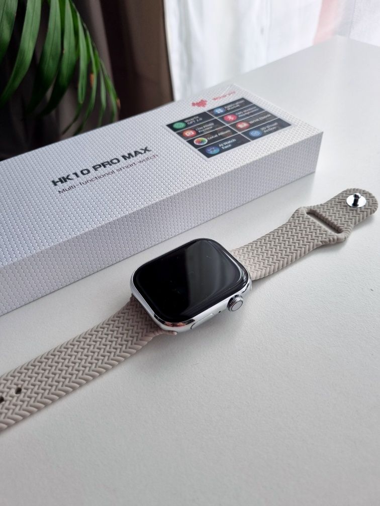 Smartwatch HK10 PRO MAX 46mm srebrny