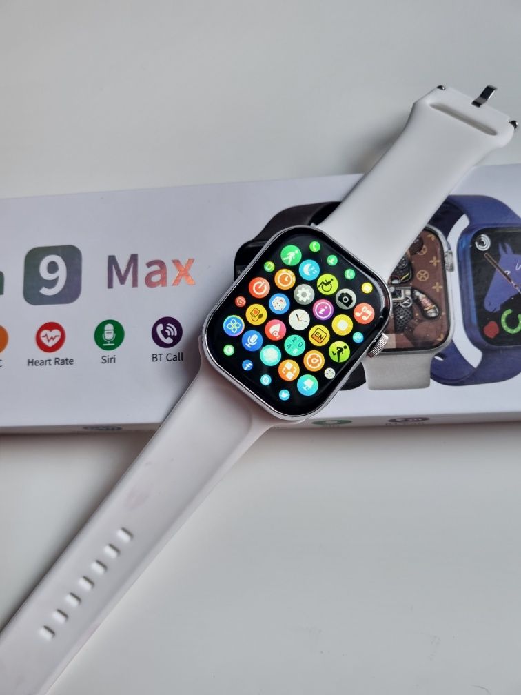 Smartwatch 9 Max biały pasek