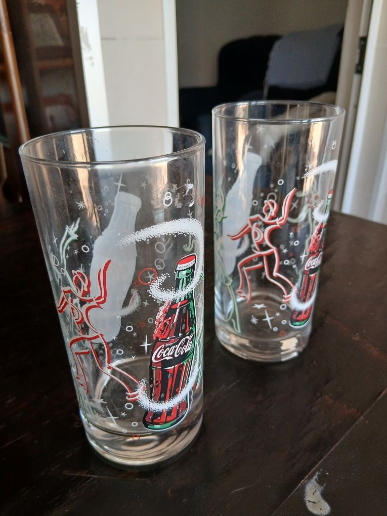 Conjunto copos coca cola