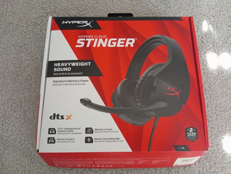 Auscultadores Gaming com Fio HYPERX Cloud Stinger (Multiplataforma)