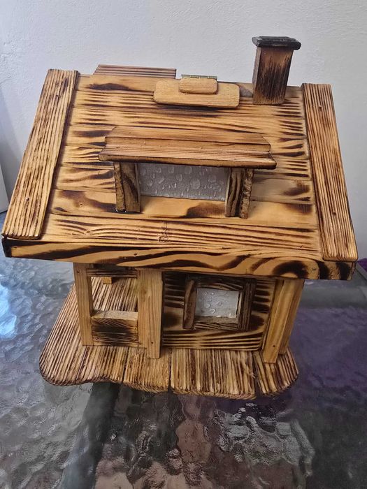 Domek skarbonka rękodzieło