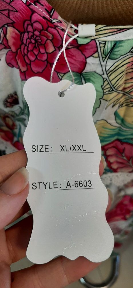 Sukienka długa w kwiaty XL/XXL NOWA